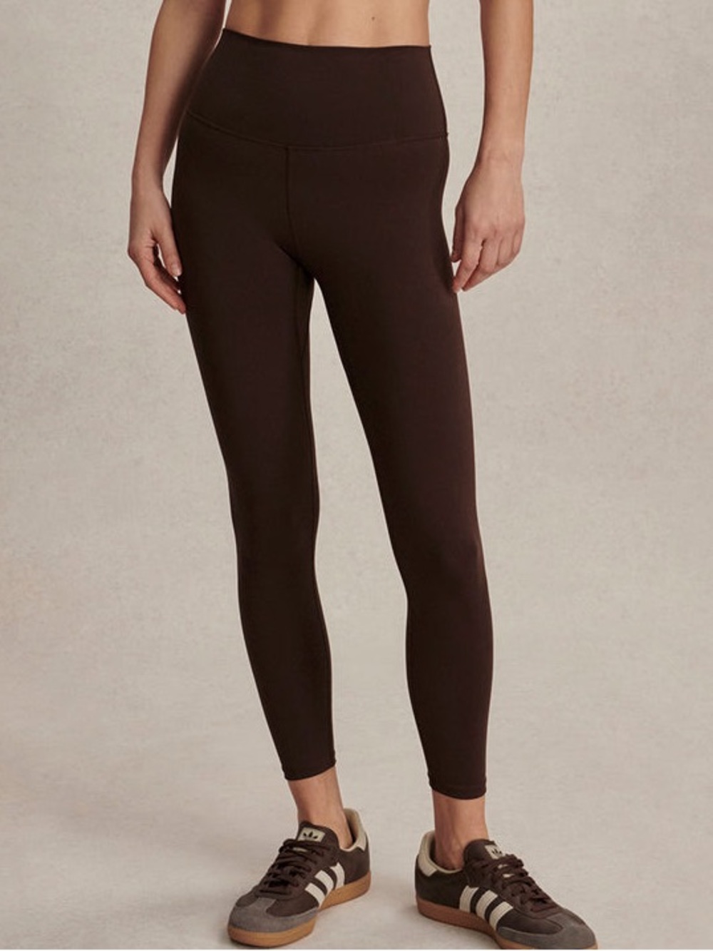 Varley FreeSoft High-Rise Legging 25" Dark Brown High-Rise Sculpting Leggings M